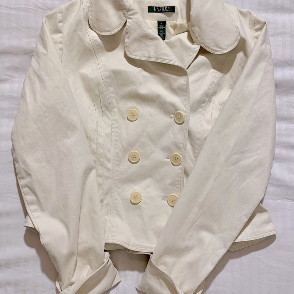 Ralph Lauren White Coat